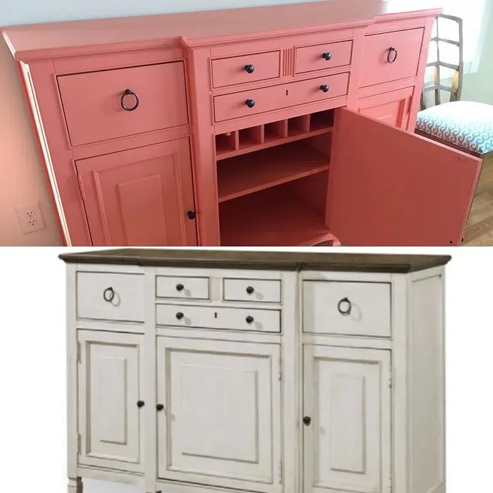 Sw Animated Coral Painted Furniture