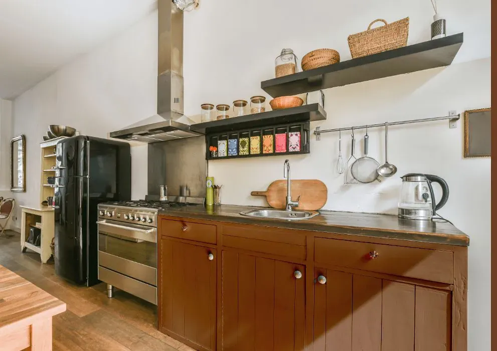 Sherwin Williams Antiquarian Brown kitchen cabinets
