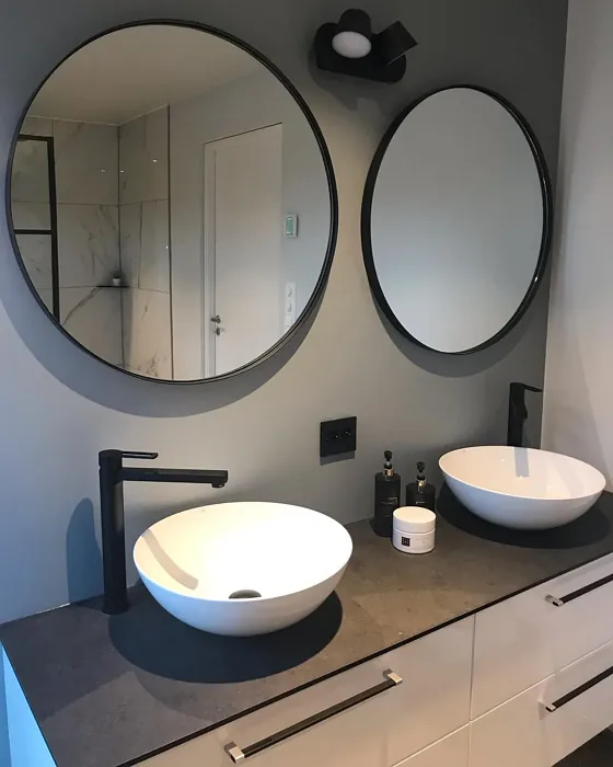 Jotun Arctic Grey bathroom makeover