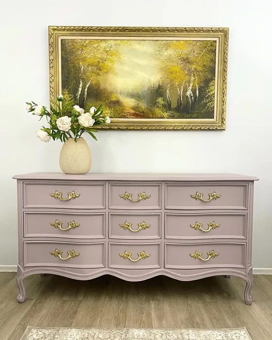 Sherwin Williams Autumn Orchid painted furniture 