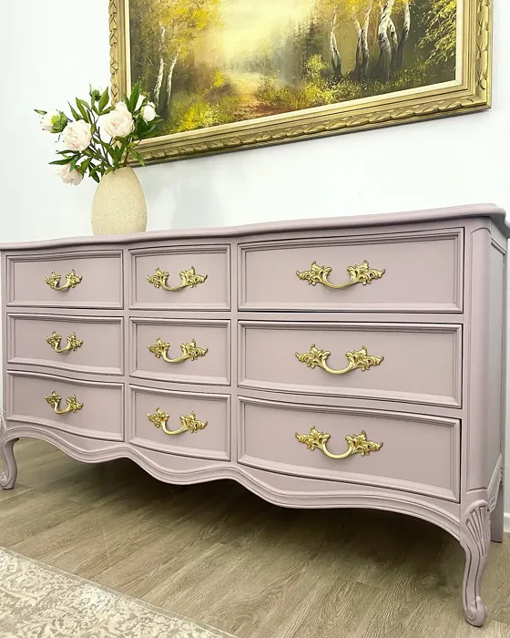 Sherwin Williams Autumn Orchid painted furniture color