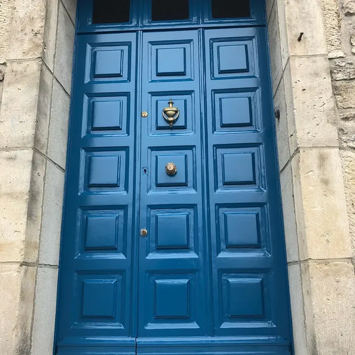 RAL 5009 front door color review