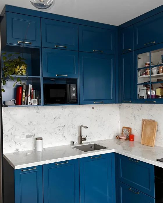 RAL Classic  Azure blue kitchen cabinets color