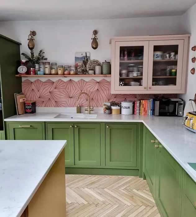 Farrow and Ball 298 kitchen cabinets color review