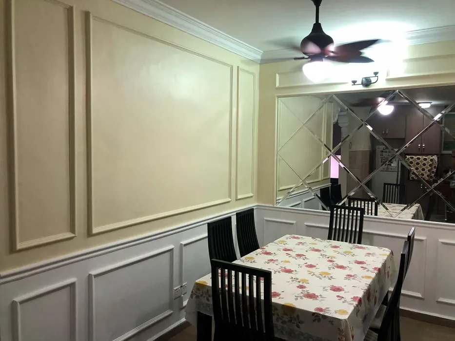 Dulux Barley White dining room color