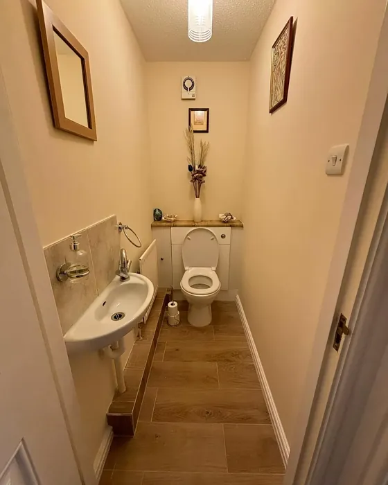 Dulux Barley Twist bathroom color