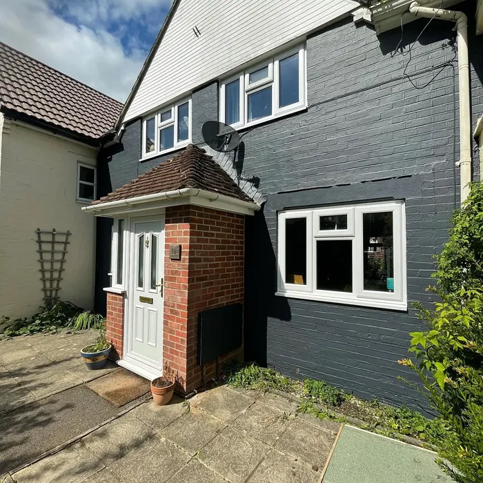 Dulux Basically Black house exterior paint