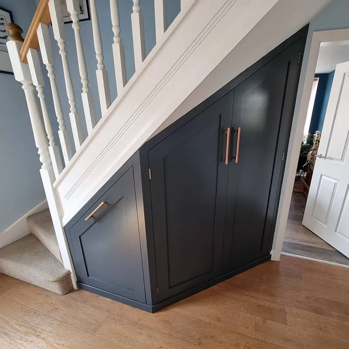 Dulux Basically Black painted cabinets color