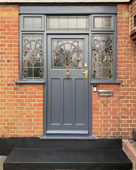 Dulux Basically Black front door color review