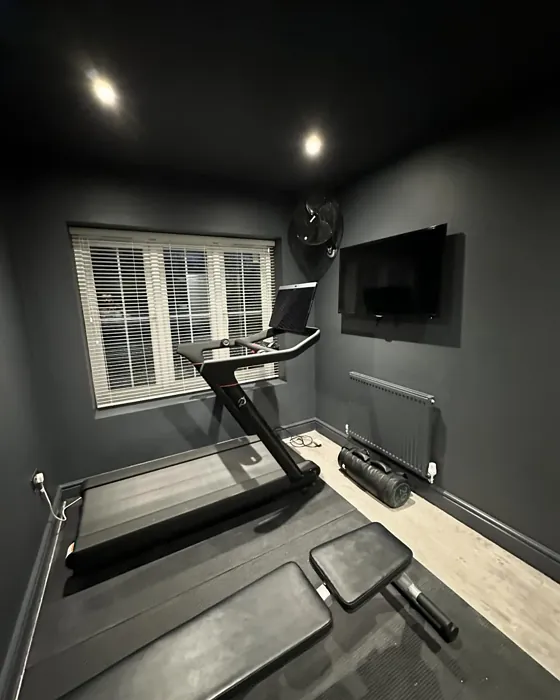 Dulux Basically Black home gym
