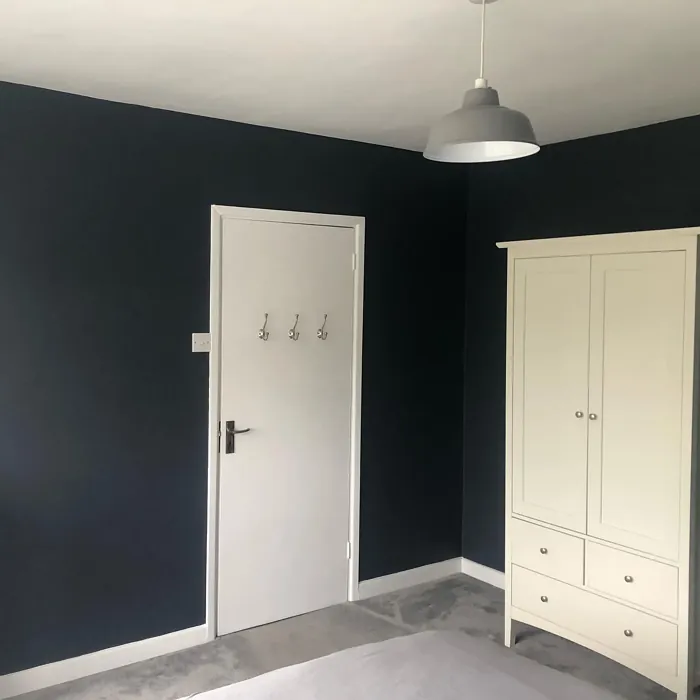 Dulux Basically Black bedroom color