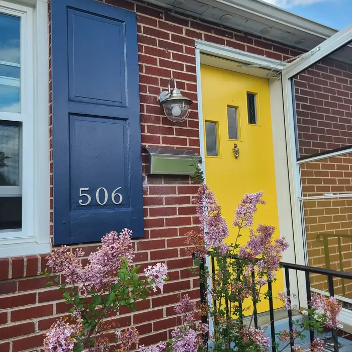 Sherwin Williams Bee front door color