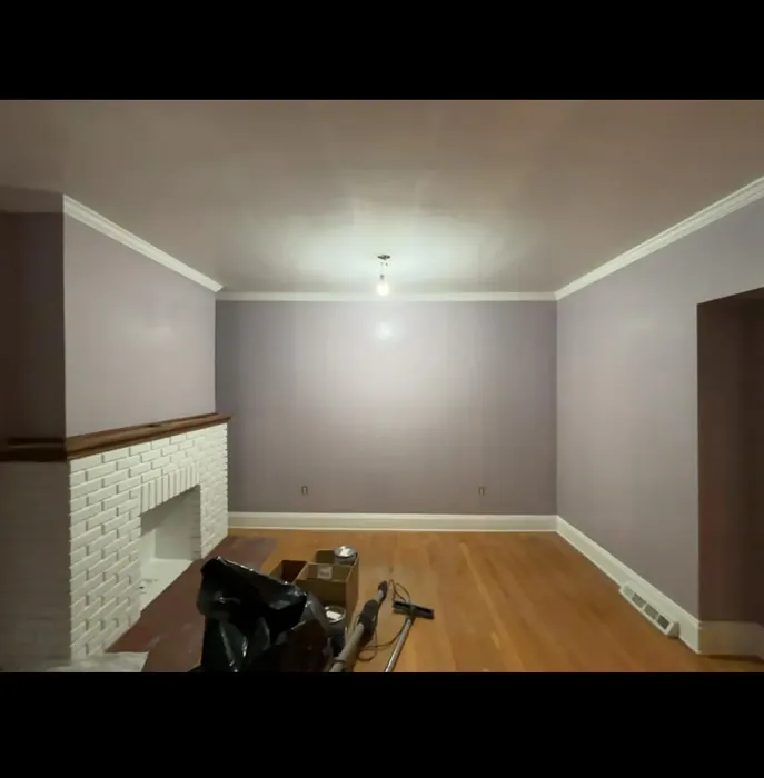 Beguiling Mauve living room makeover