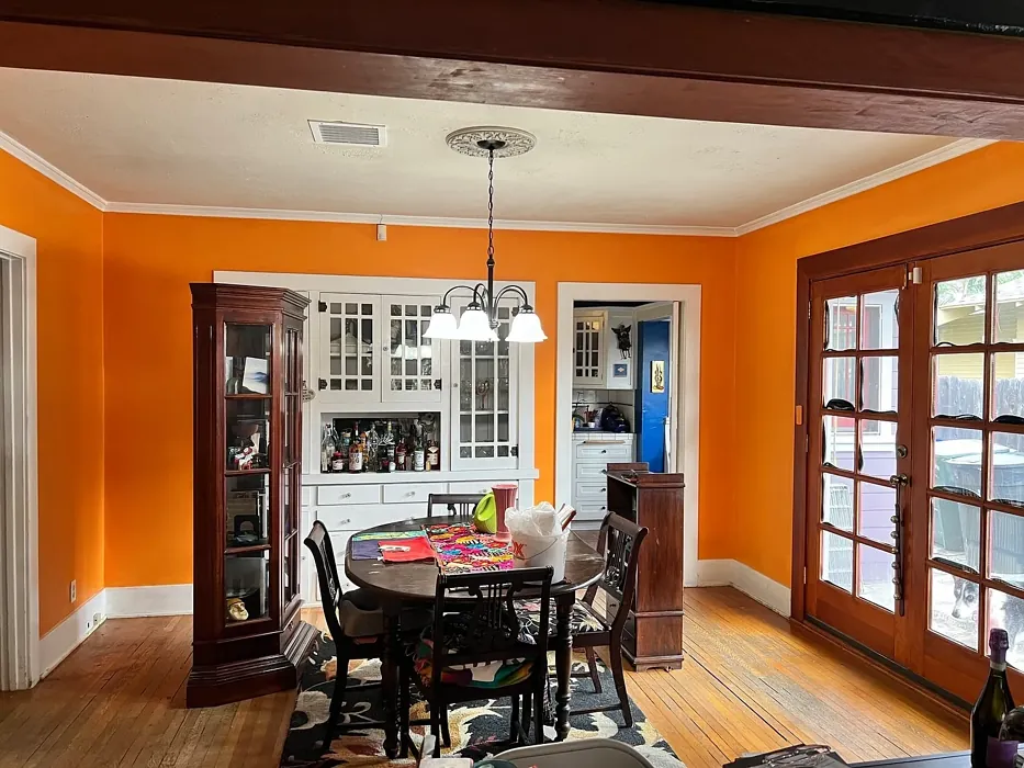 Behr Acapulco Sun dining room color