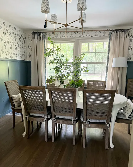 Behr Adirondack Blue dining room review
