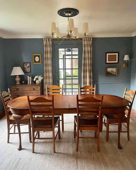 Behr Adirondack Blue dining room color
