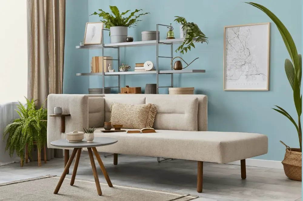 Behr Air Blue living room