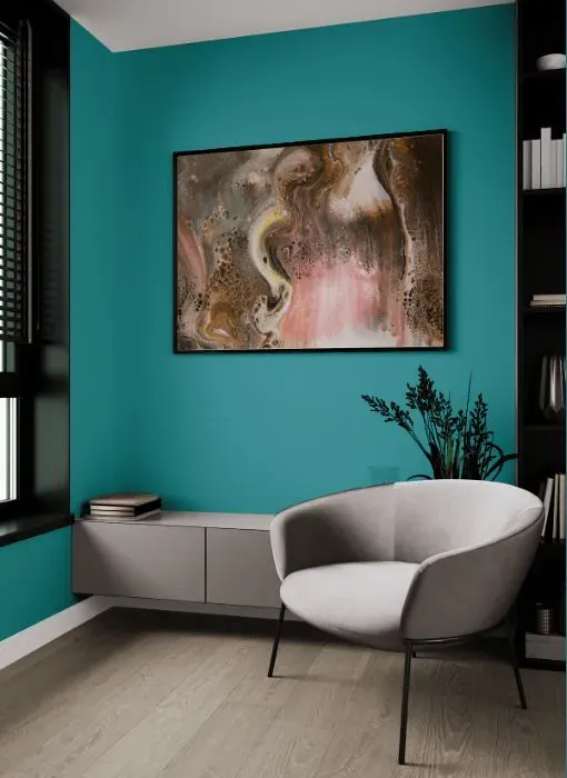 Behr Aqua Fresco living room