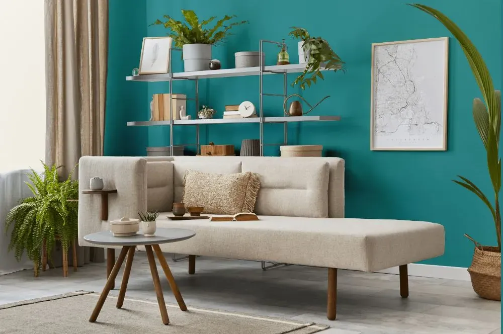 Behr Aqua Fresco living room