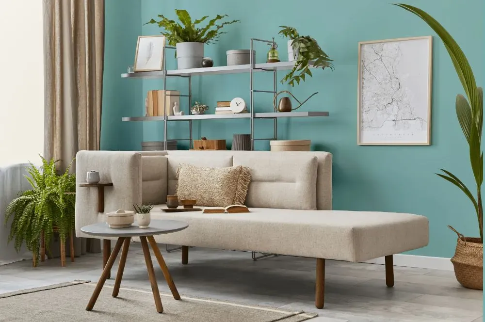 Behr Aquifer living room