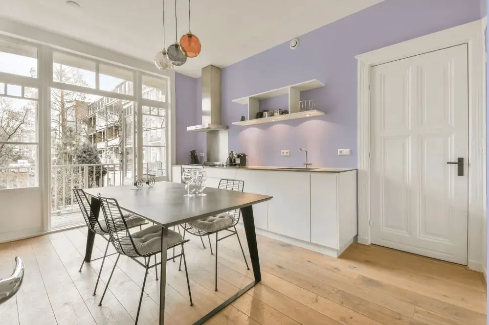 Behr Artistic Violet kitchen review