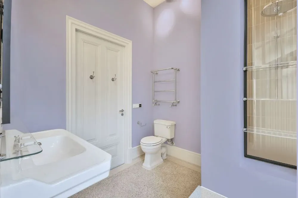 Behr Artistic Violet bathroom