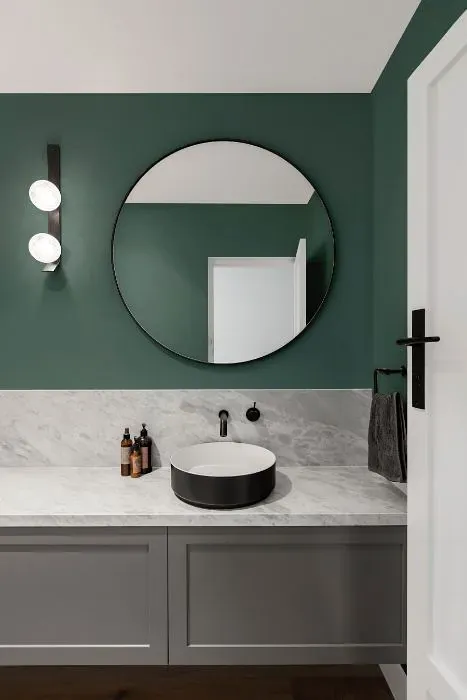 Behr Aspen Valley minimalist bathroom