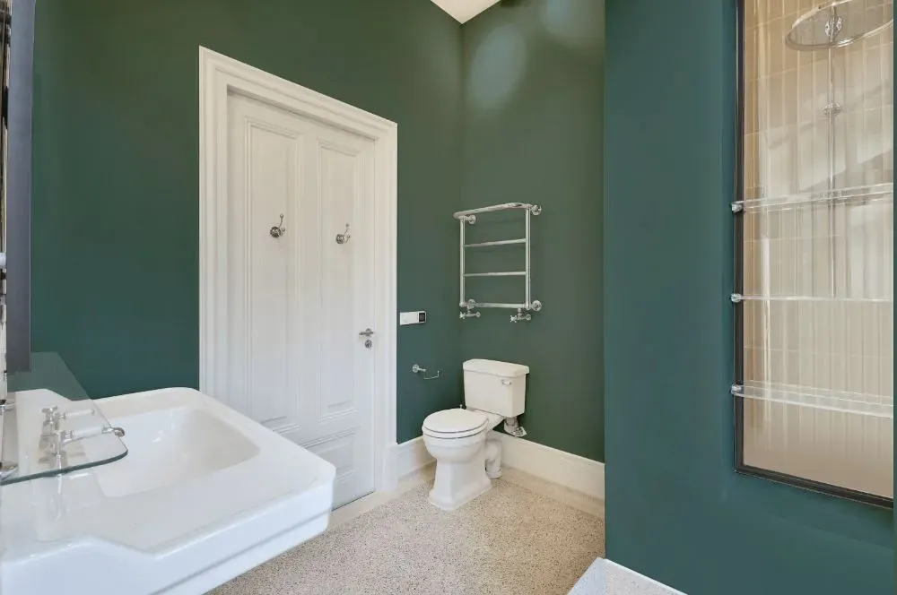 Behr Aspen Valley bathroom