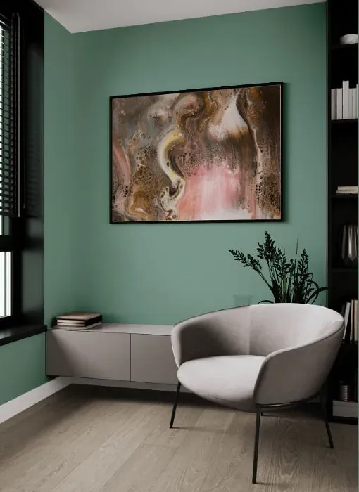 Behr Australian Jade living room