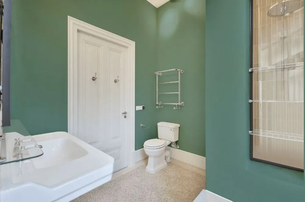 Behr Australian Jade bathroom