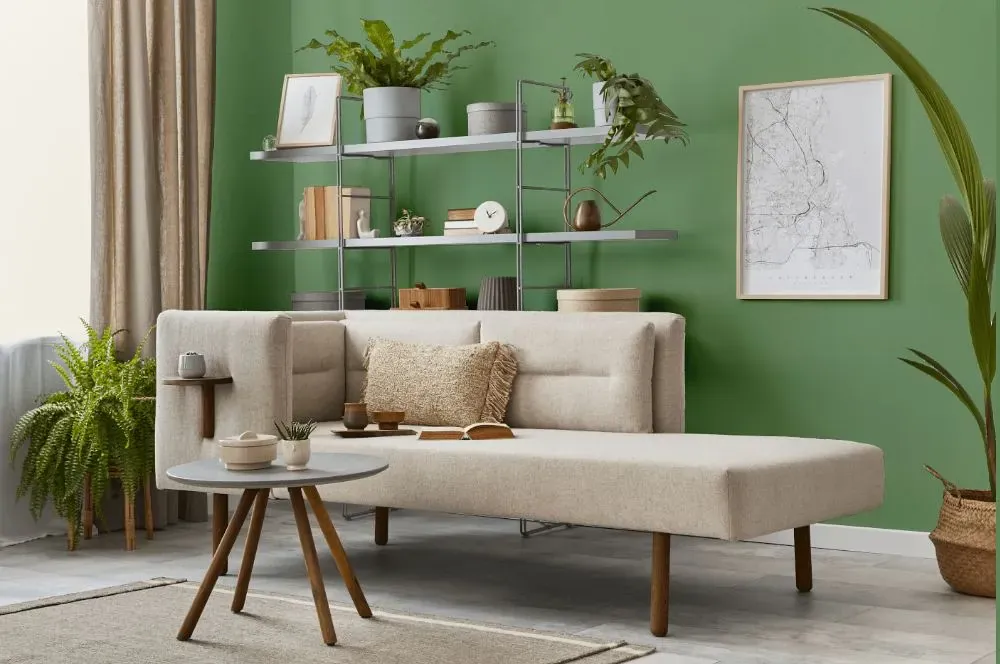 Behr Baby Spinach living room