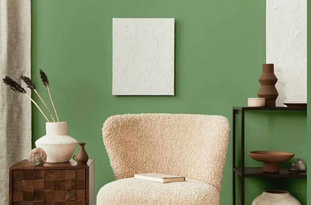 Behr Baby Spinach living room interior