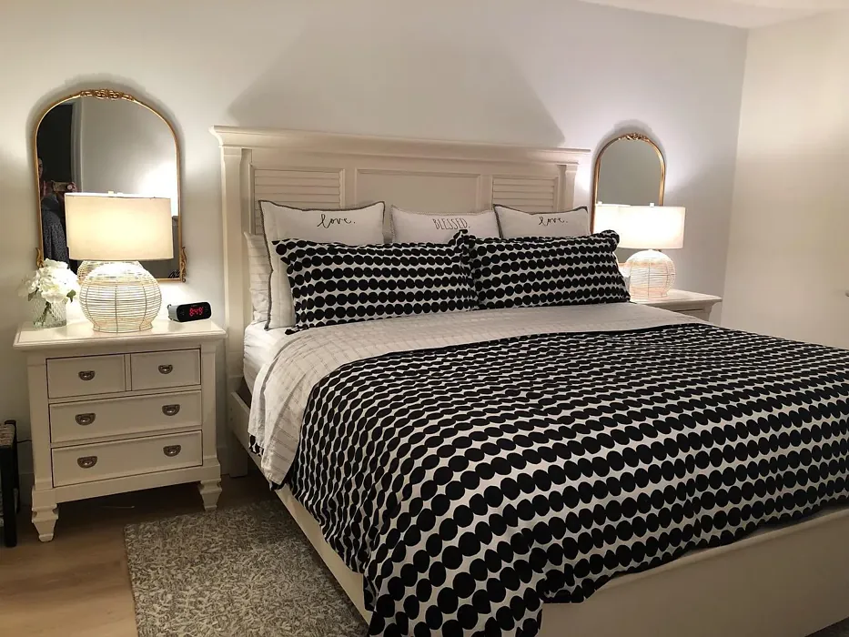 Behr Bakery Box bedroom accent wall