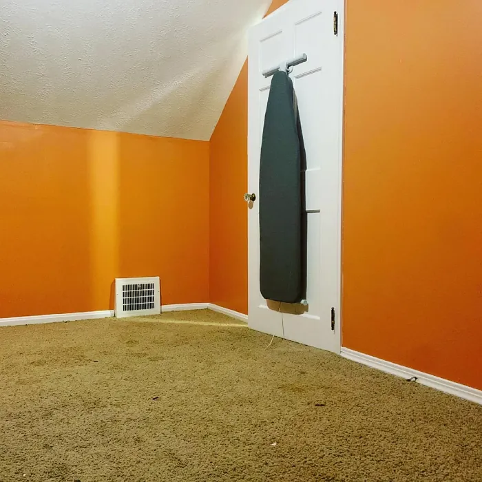 Behr Balcony Sunset wall paint makeover