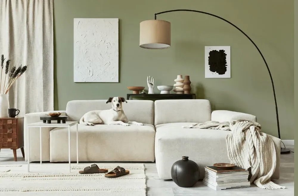 Behr Bay Water cozy living room