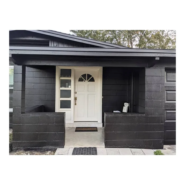 Behr Blackout house exterior color