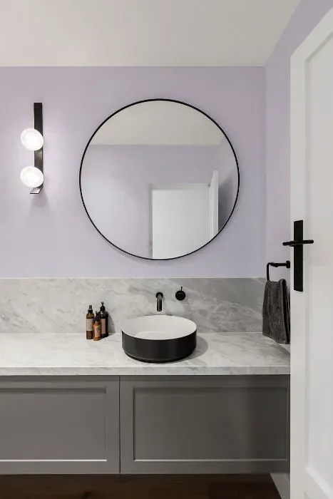 Behr Blissful minimalist bathroom