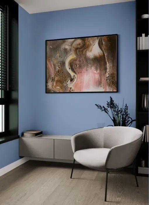Behr Blue Hydrangea living room