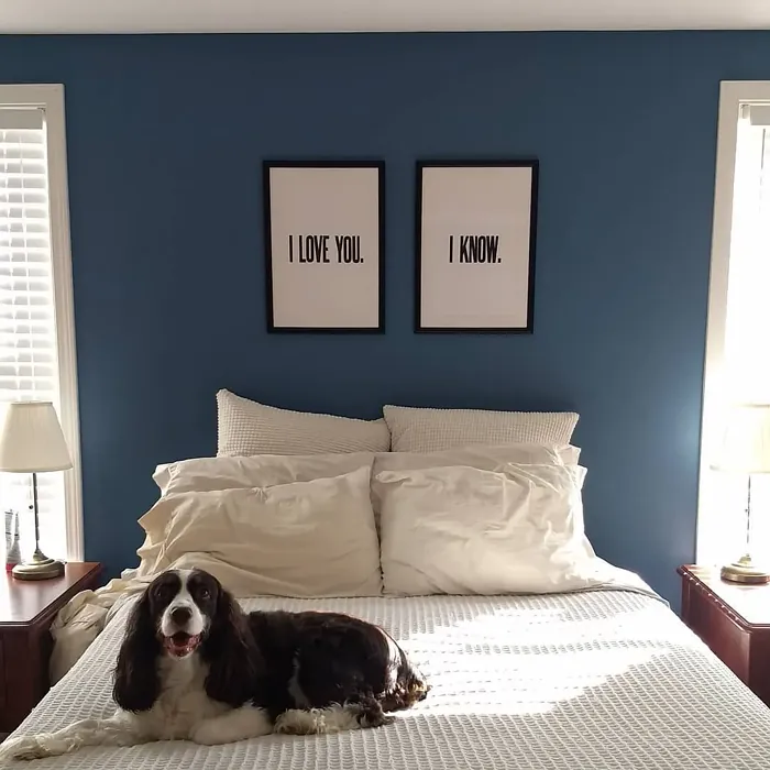 Behr Blueprint bedroom paint