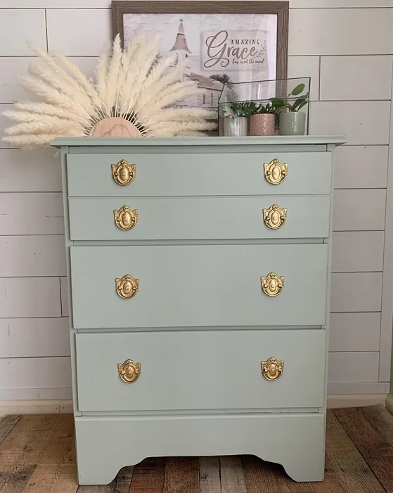 Behr Breezeway painted dresser 