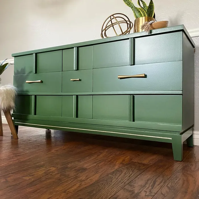Behr Chard painted furniture color review
