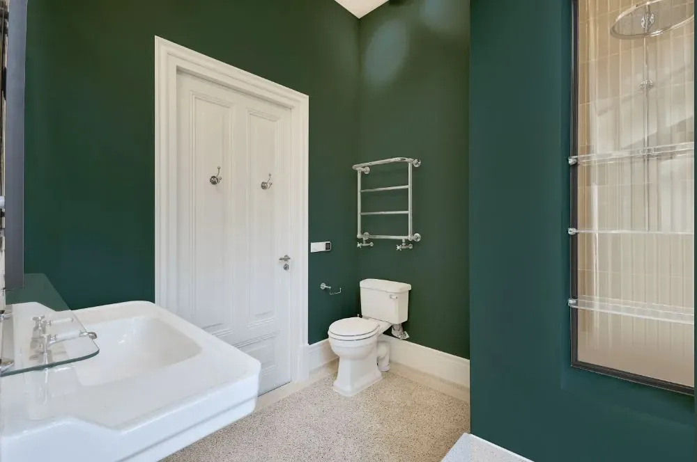 Behr Chelsea Garden bathroom