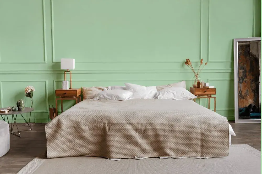 Behr Chilled Mint bedroom