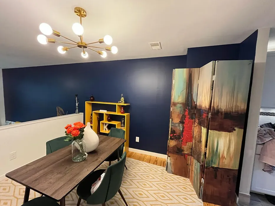 Behr Compass Blue dining room color