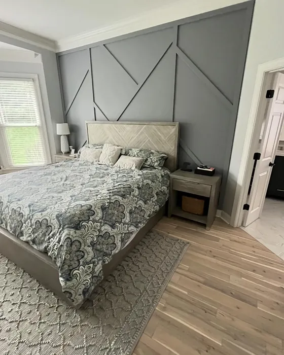 Behr Cool Ashes bedroom color