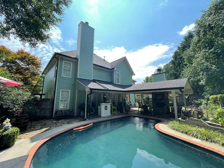 Behr Copper Patina exterior color