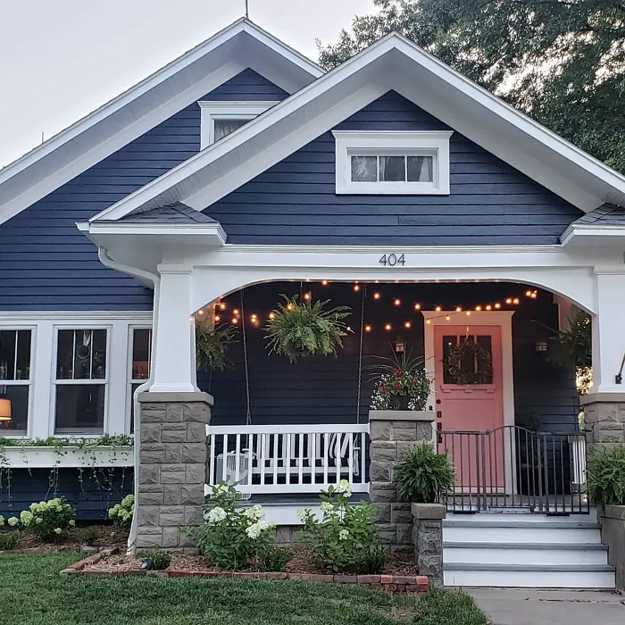 Behr Coral Fountain front door 