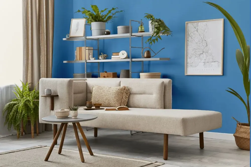 Behr Cornflower living room