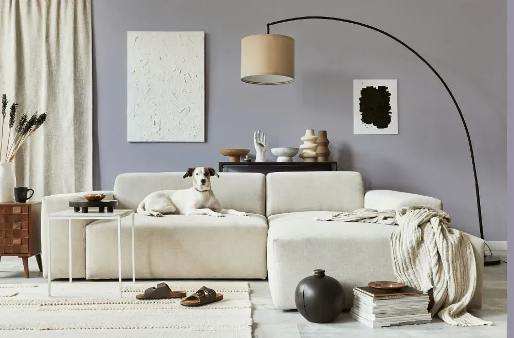 Behr Coveted Gem cozy living room