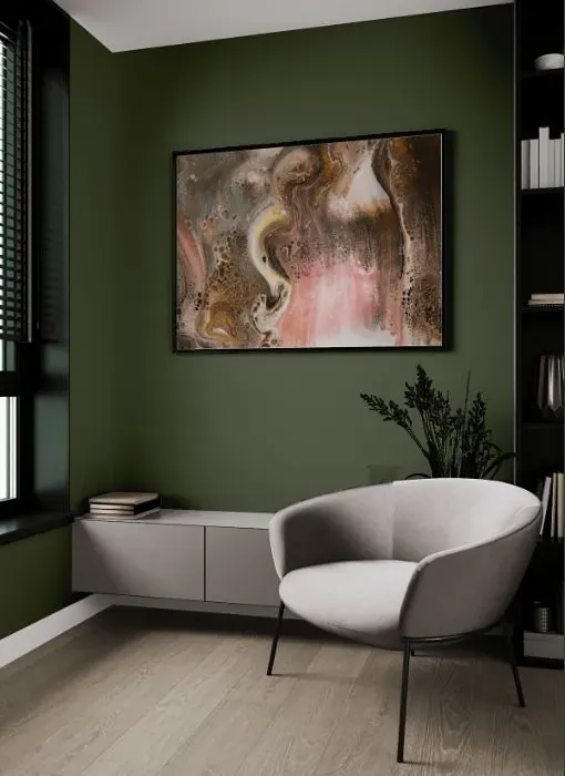 Behr Cypress Vine living room
